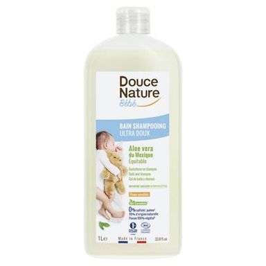 Douce Nature Bain shampooing bébé ultra doux, 1L