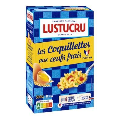 Lustucru Pâtes Coquillettes aux Oeufs Frais, 500g