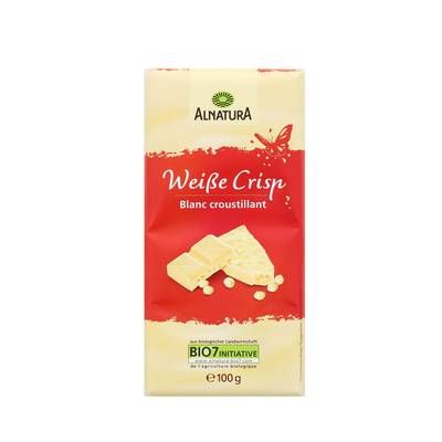 Alnatura Chocolat Blanc Croustillant Bio, 100g