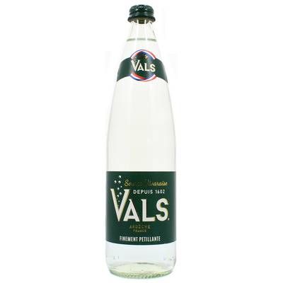 Vals Eau minérale naturelle gazeuse, 75cl