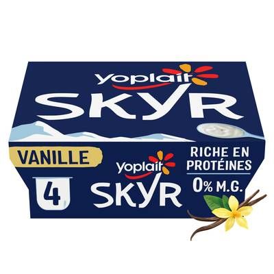 Yoplait Skyr Vanille 0%, 4x100g