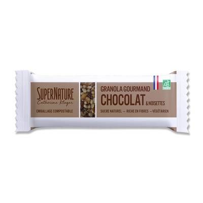 Super Nature Barre Créale Granola Chocolat et Graine BIO, 40g