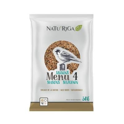 Riga Mélange de graines oiseaux de la nature, 3kg