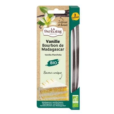 La Patelière Gousse Vanille Bourbon Bio x2, 5g