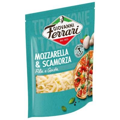 Casa Azzurra Mozzarella Scamorza Râpé, 135g