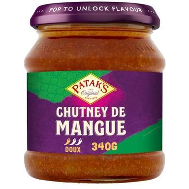 Patak's Original Chutney à la mangue doux, 340g