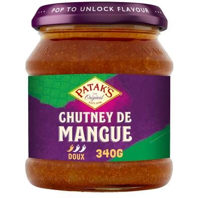 Patak's Original Chutney à la mangue doux, 340g
