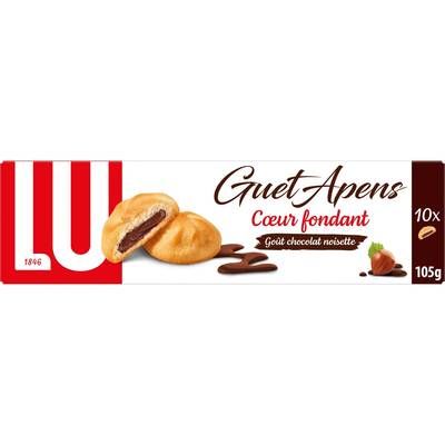 Lu Biscuit cœur goût chocolat noisette guet apens, 105g