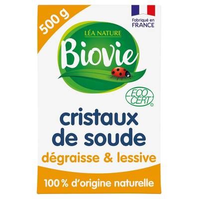 Biovie Cristaux de soude multi-usages super naturel Ecocert, 500g