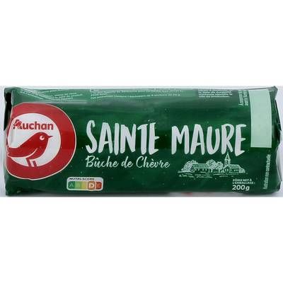 Auchan Bûche de chèvre Sainte-Maure, 200g