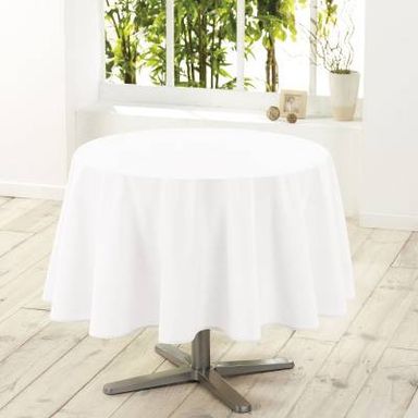 Douceur D Interieur Nappe ronde BLANC, 180 cm
