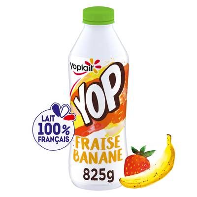 Yop Yaourt à Boire Fraise Banane, 825g