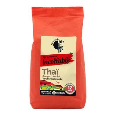 Autour Du Riz Riz thaï bio rouge cuisson 12 minutes, 500g
