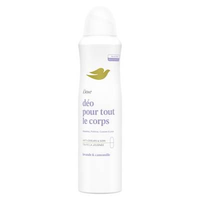 Dove Déodorant Spray 72h Corps Lavande Et Camomille, 150ml