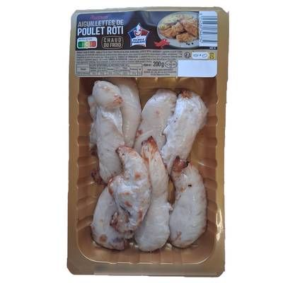 Auchan Aiguillettes de Poulet Rôti, 200g