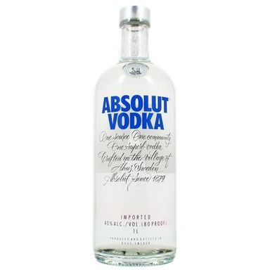 Absolut Vodka 40°, 1L