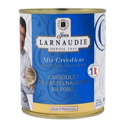 Larnaudie Cassoulet de Castelnaudary au Porc, 840g