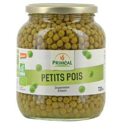 Priméal Petits pois, Bio, 460g