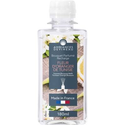 Ambiances Devineau Recharge Bouquet parfumé Fleur d'Oranger de Tunisie, 180ml
