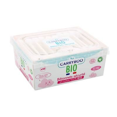 Carryboo Bâtonnet Sécurité Bio, 50 bâtonnets