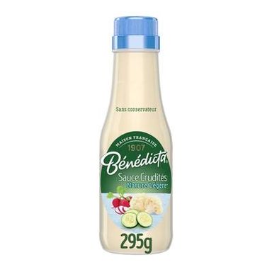 Bénédicta Sauce crudités nature légère, 295g