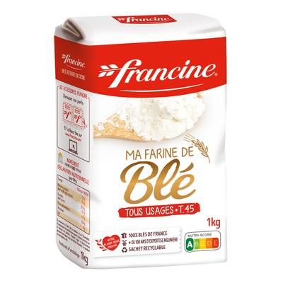 Francine Farine de blé, type 45, 1kg