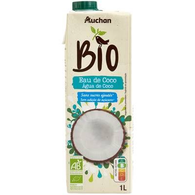Auchan BIO Eau de coco, 1L