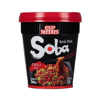Nissin Nouilles sautées Japonaises Soba Chilli en Cup, 92g