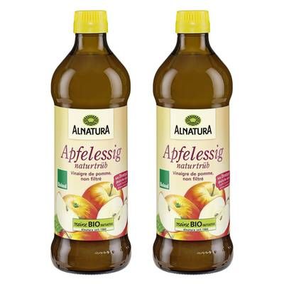Alnatura Vinaigre de pommes bio, Lot de 2x50cl