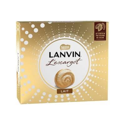 Lanvin Assortiment De Chocolats Au Lait Escargot coeur Praliné, 22 bouchées
