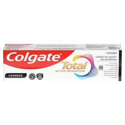 Colgate Dentifrice Active Prevention Charbon, 75ml