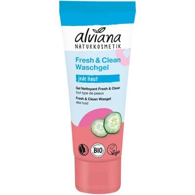 Alviana Gel Nettoyant Bio Fresh & Clean à l'extrait de concombre bio, 125ml