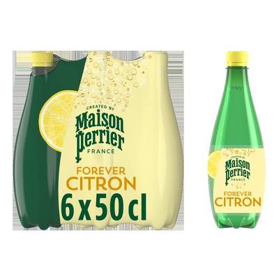 Maison Perrier Forever Boisson Gazeuse Aromatisée Citron, 6x50cl