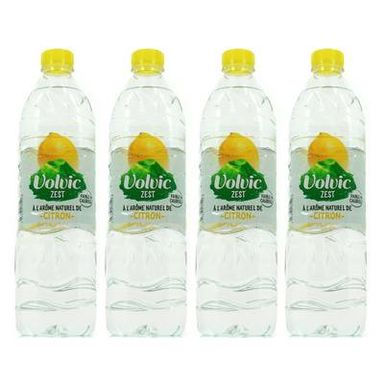 Volvic Zest Aromatisée zest de citron, Lot de 4x1,5L