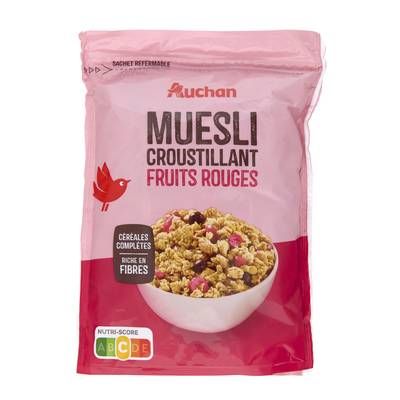 Auchan Muesli Croustillant Noix, 450g