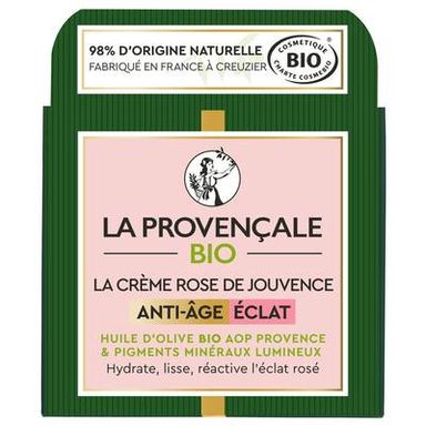 La Provencale BIO Crème Rose de Jouvence Anti-Âge Éclat Cosmébio, 50ml