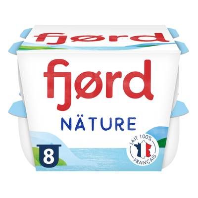 Fjord Yaourt nature crémeux, 8x125g