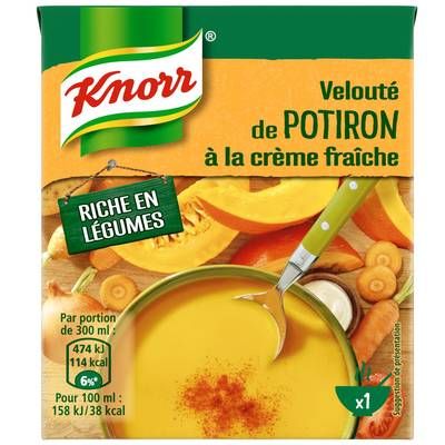 Knorr Soupe Velouté de Potiron à la Crème Fraîche, 30cl
