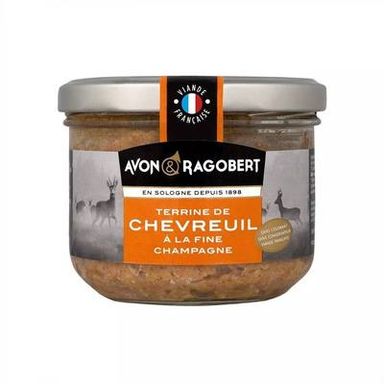 Avon & Ragobert Terrine de Chevreuil à la Fine Champagne, 180g