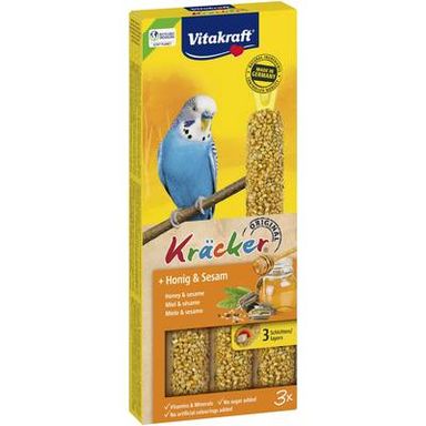 Vitakraft Friandises pour Perruches Miel et Sésame, 3x30g