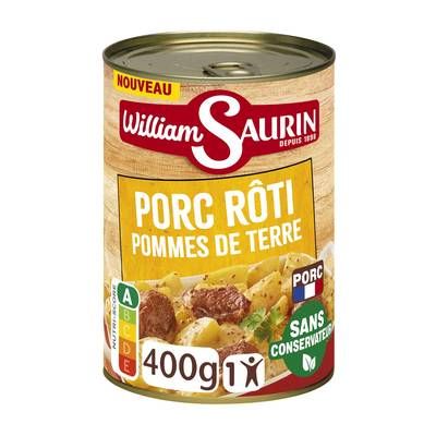 William Saurin Porc Rôti Pomme de Terres et Sauce Moutarde, 400g