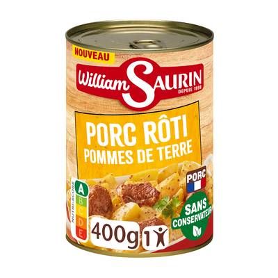 William Saurin Porc Rôti Pomme de Terres et Sauce Moutarde, 400g