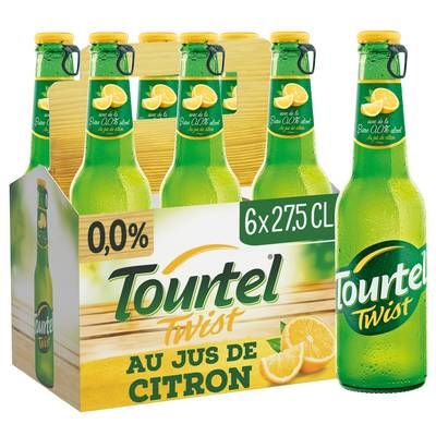 Tourtel Twist citron 0.00° sans alcool, 6x27,5cl