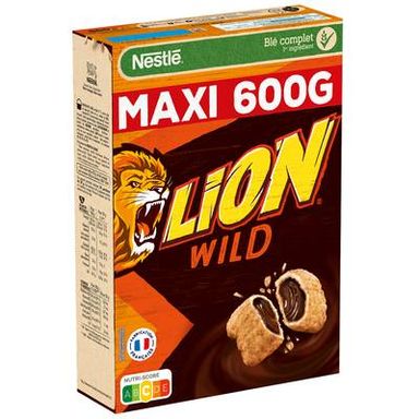 Lion Céréales Caramel Chocolat WILD, 600g