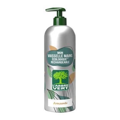 L'arbre Vert Liquide vaisselle Amande rechargeable, 490ml