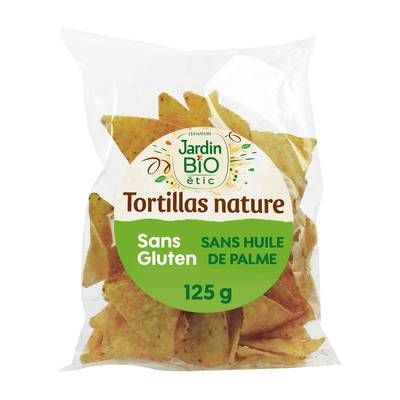 Jardin Bio Etic Tortillas nature bio sans gluten, 125g
