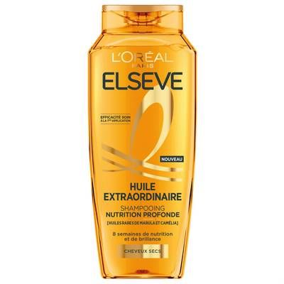 Elsève Shampooing Huile Extraordinaire Nutrition Profonde, 250ml