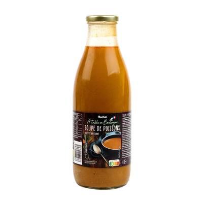 Auchan Terroir Soupe de Poissons Recette Bretonne, 1l