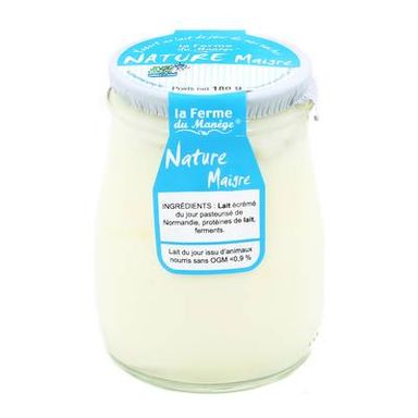 La Ferme du manège Yaourt maigre nature, 180g