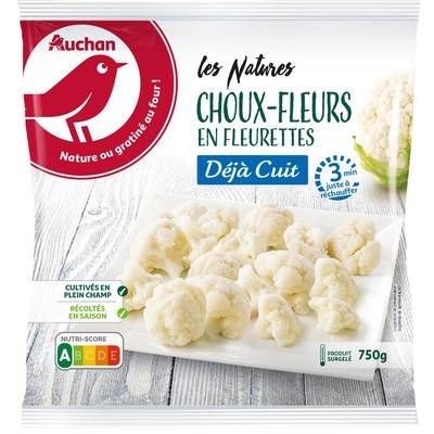 Auchan Choux-fleurs en fleurettes, 750g